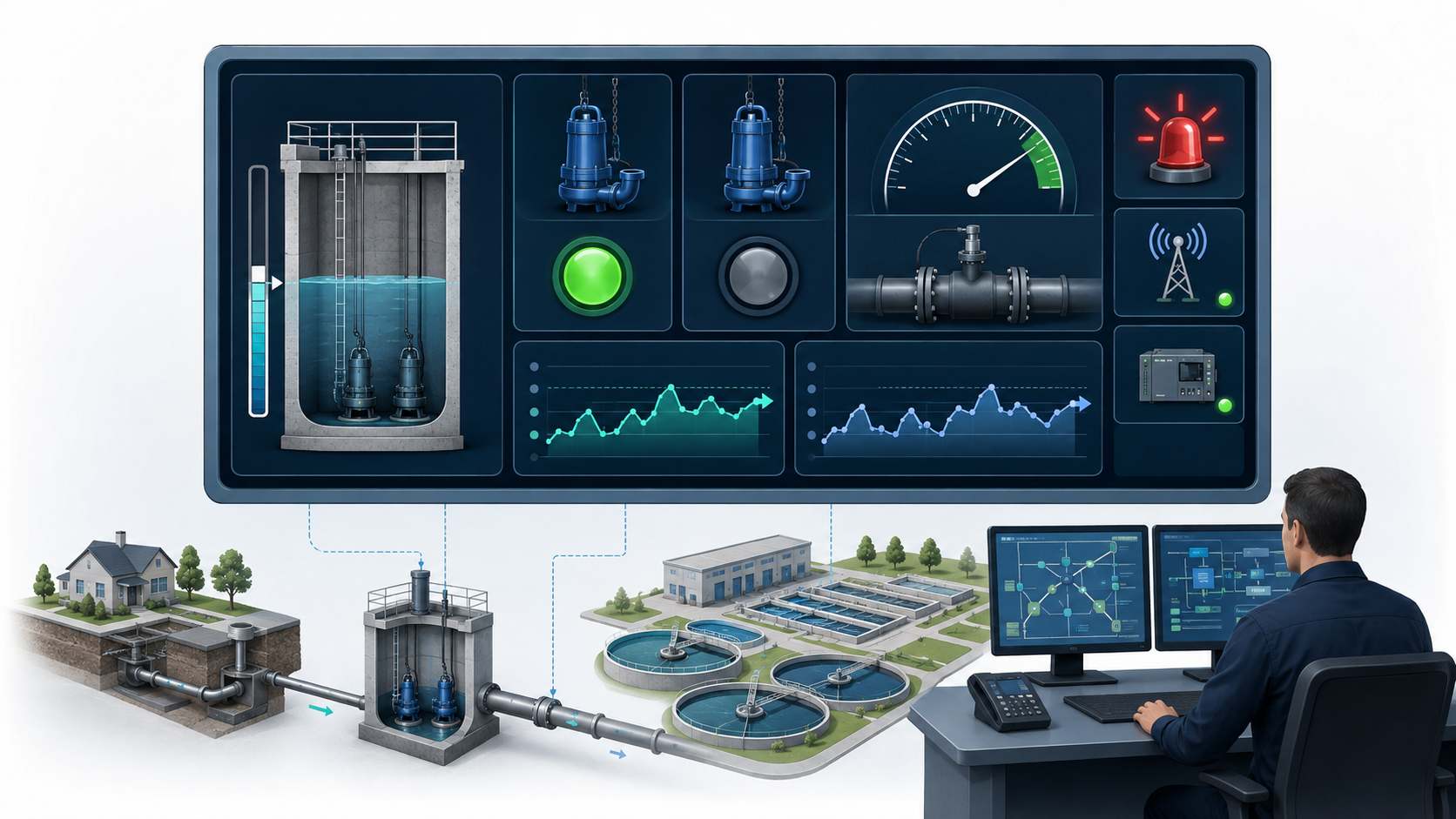 Painel de monitoramento do SES